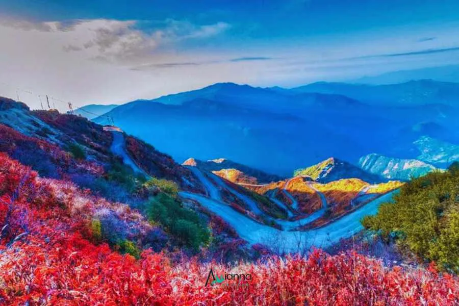 Mountain view in pelling